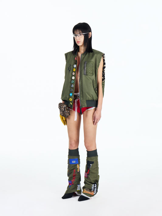 “Leopard Bomber” -jacket