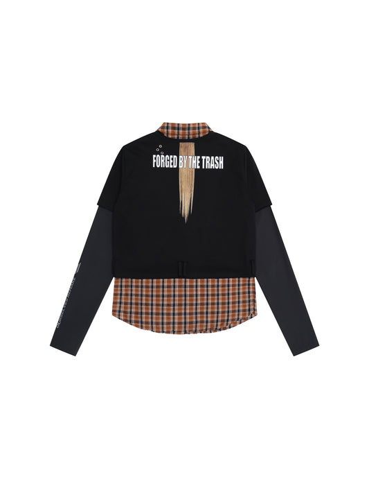 "SplitKnit"(01) -shirt