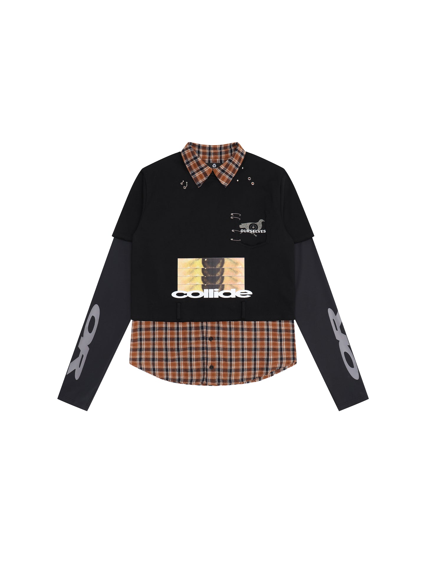 "SplitKnit"(01) -shirt